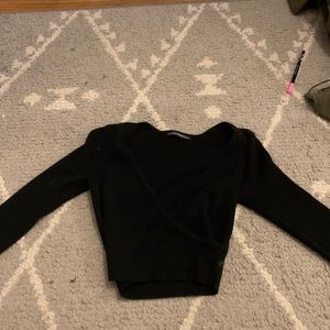 brandy melville wrap sweater